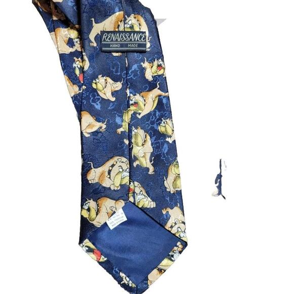 Spike the Bulldog Neck Tie from Tom and Jerry Cartoon Blue - Picture 7 of 8